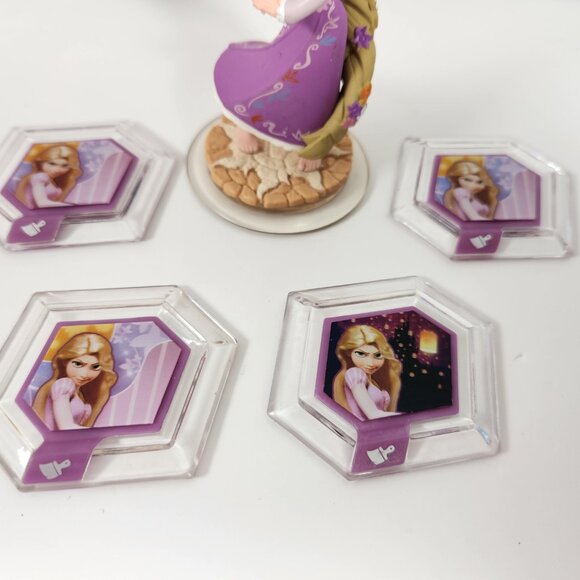 Disney Infinity 1.0 Princess Rapunzel Tangled Figurine 3 Power Disk - Picture 3 of 4